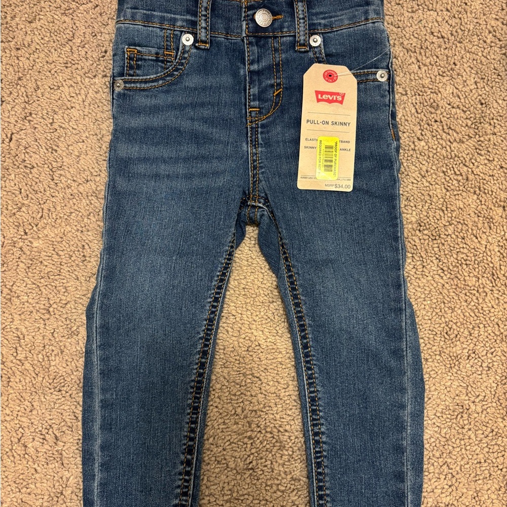 Levi's Kids Blue Pull-On Skinny Jeans